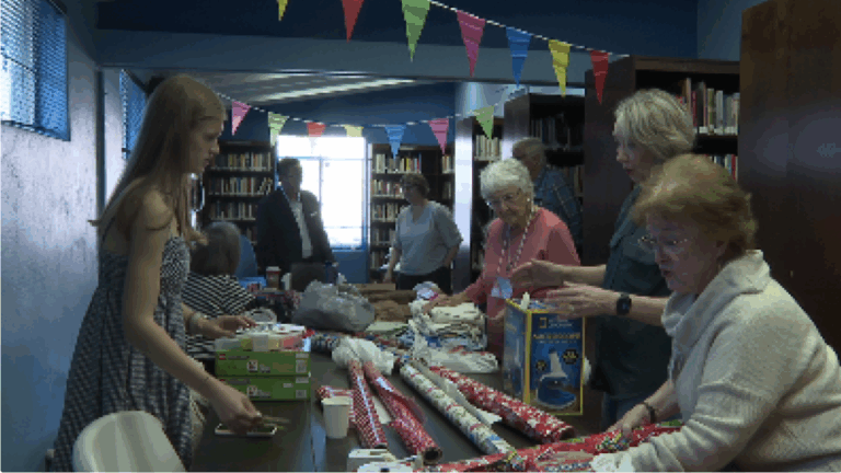 Spreading holiday cheer